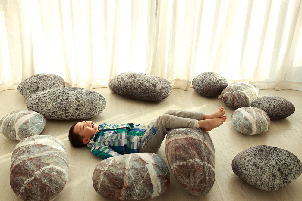 Set of 7 Decorative pillows ,floor cushion, rock pillow, pebble pillows –  MXDEALS home pillow shop (U.S.)