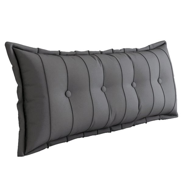 headboard pillow large body pillow gray 3107 pebble pillows