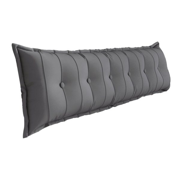 headboard pillow large body pillow gray 3123 pebble pillows