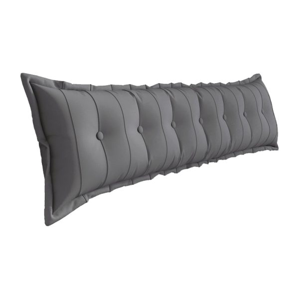 headboard pillow large body pillow gray 3124 pebble pillows