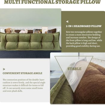 headboard reading support pillow 3004 pebble pillows