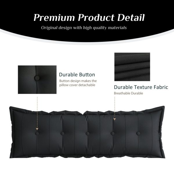 large reading pillow body pillow black 3155 pebble pillows