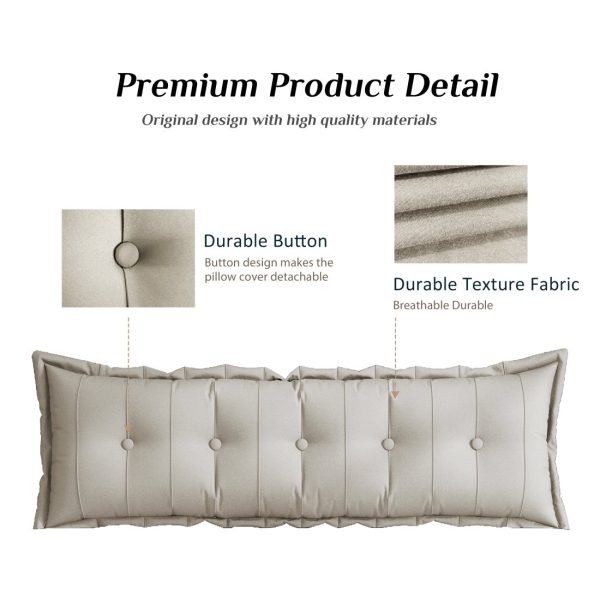 large reading pillow body pillow white 3169 pebble pillows