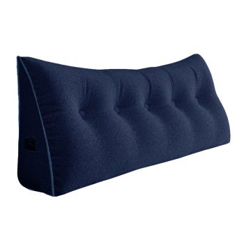 large wedge reading pillow blue 3089 pebble pillows