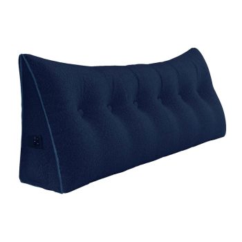 large wedge reading pillow blue 3090 pebble pillows