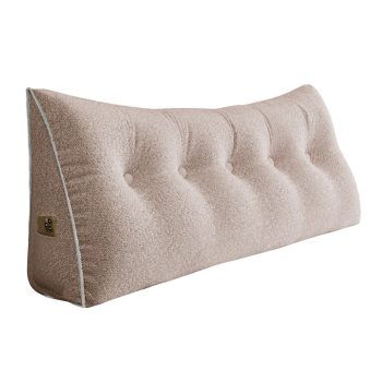 large wedge reading pillow light pink 3028 pebble pillows