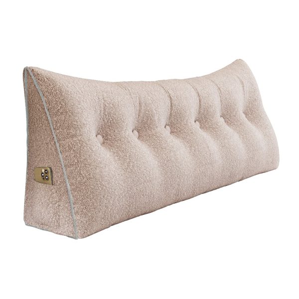 large wedge reading pillow light pink 3029 pebble pillows