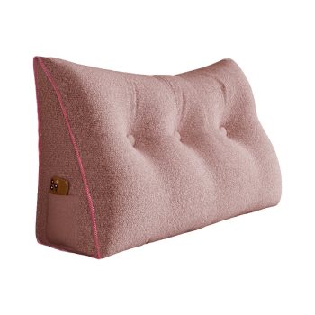 large wedge reading pillow pink 3042 pebble pillows