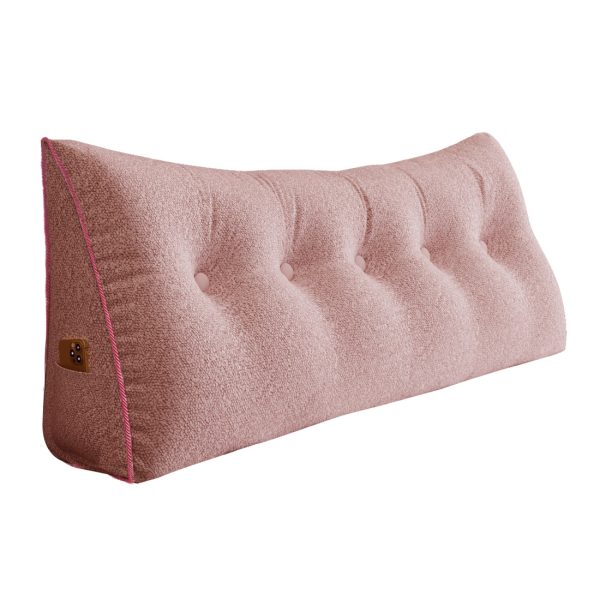 large wedge reading pillow pink 3043 pebble pillows